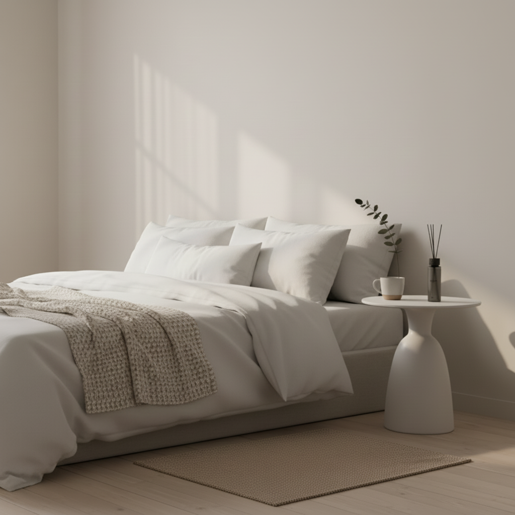 Jade duftspreder med sorte pinner og dekorativ emballasje