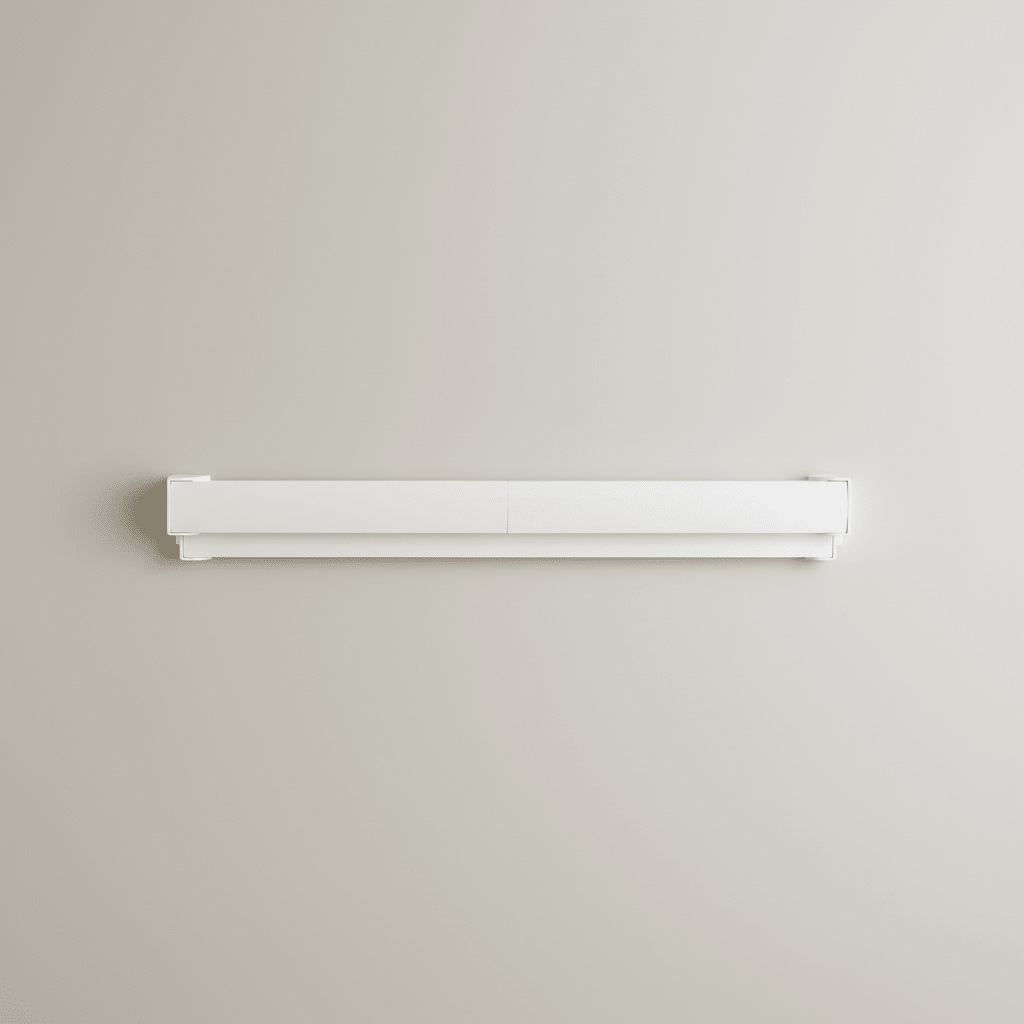 Veggmontert tørkestativ Hvit 72 cm - Lindas Dekor
