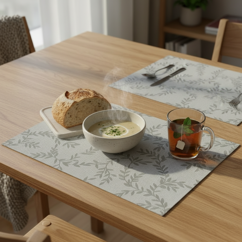 Koselig lunsjsetting