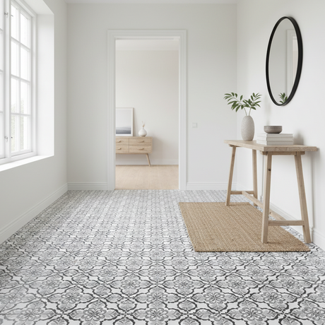 Lisbonne selvklebende fliser i gang