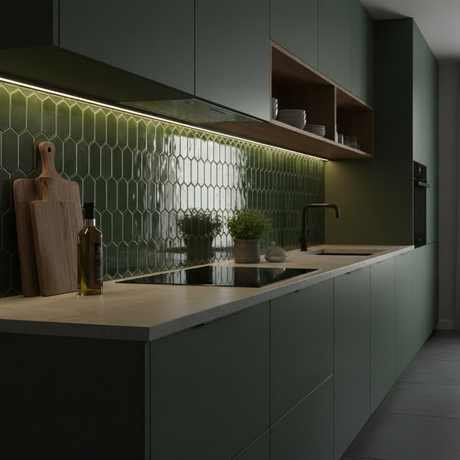 Mørkt kjøkken – korrekt skala og lekker stil