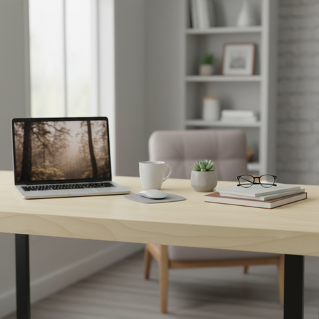 Maple folie på skrivebord