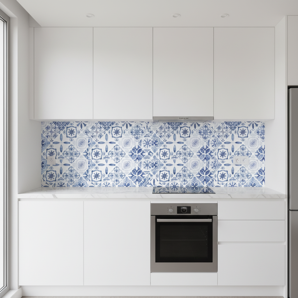 Morocco Tiles kontaktplast på kjøkkenvegg