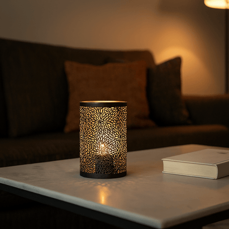 Nata LED lyslykt blomster - Lindas Dekor