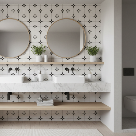 Natalie fliser – baderom dobbel servant