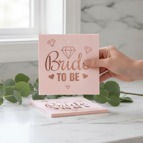 20 pk servietter Bride to Be 17 x 17 cm