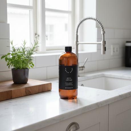 refill dish soap lemongrass black currant fra simple goods