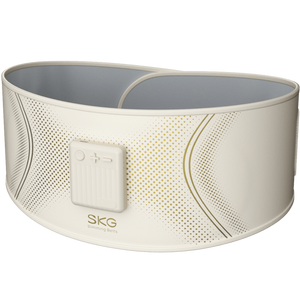 Et moderne massasjebelte med stilrent design og justerbar passform.