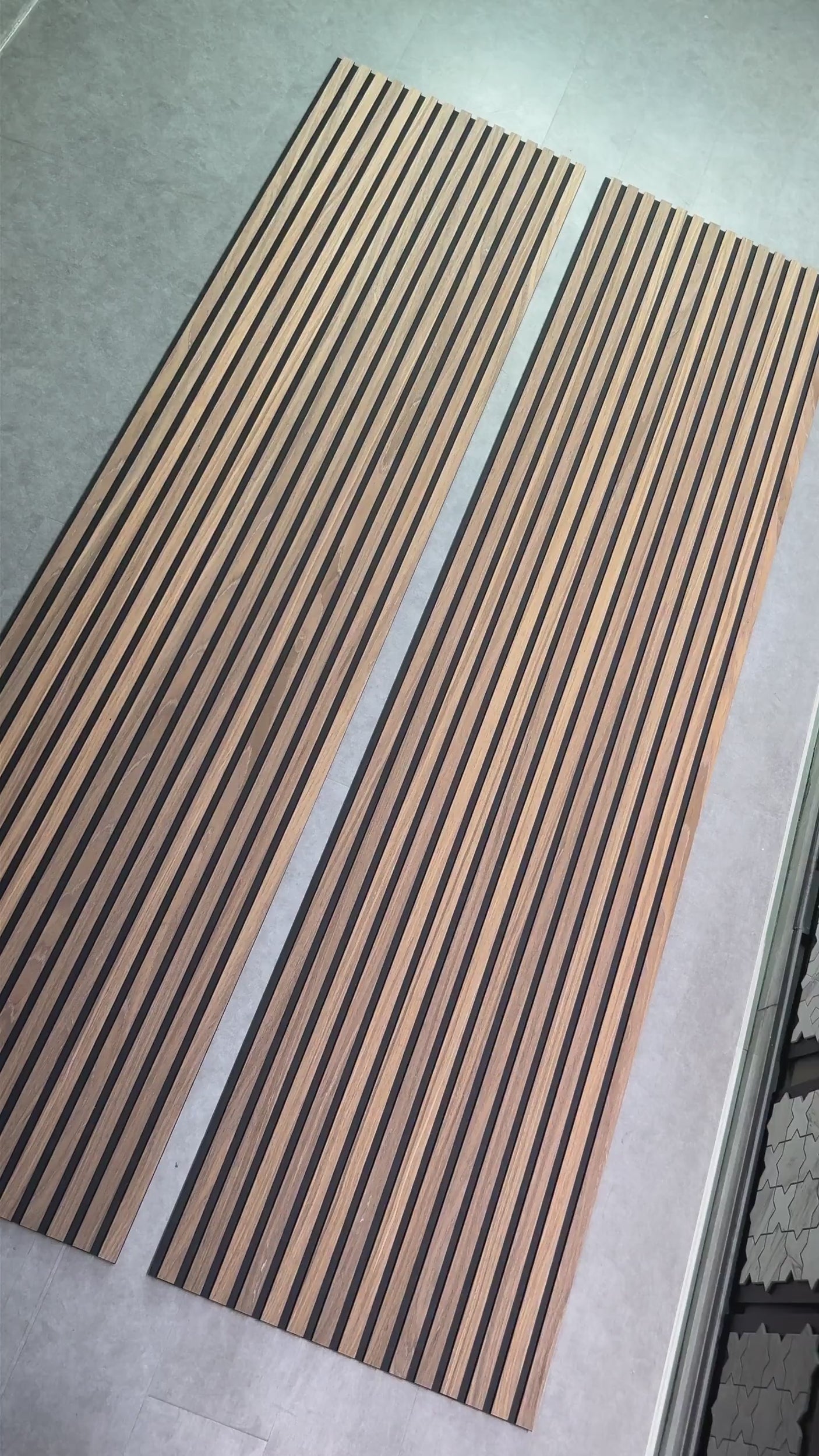 2-pk Klassisk valnøtt selvklebende spileplate 240 x 60 x 2 cm