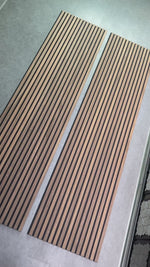 2-pk Klassisk valnøtt selvklebende spileplate 240 x 60 x 2 cm