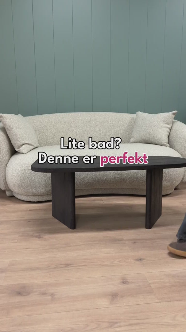 Hvid opbevaringsvogn med hjul 59 x 70 cm