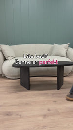 Hvid opbevaringsvogn med hjul 59 x 70 cm