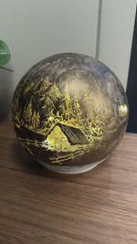 Lyslykt LED Antikkbrun 15 cm