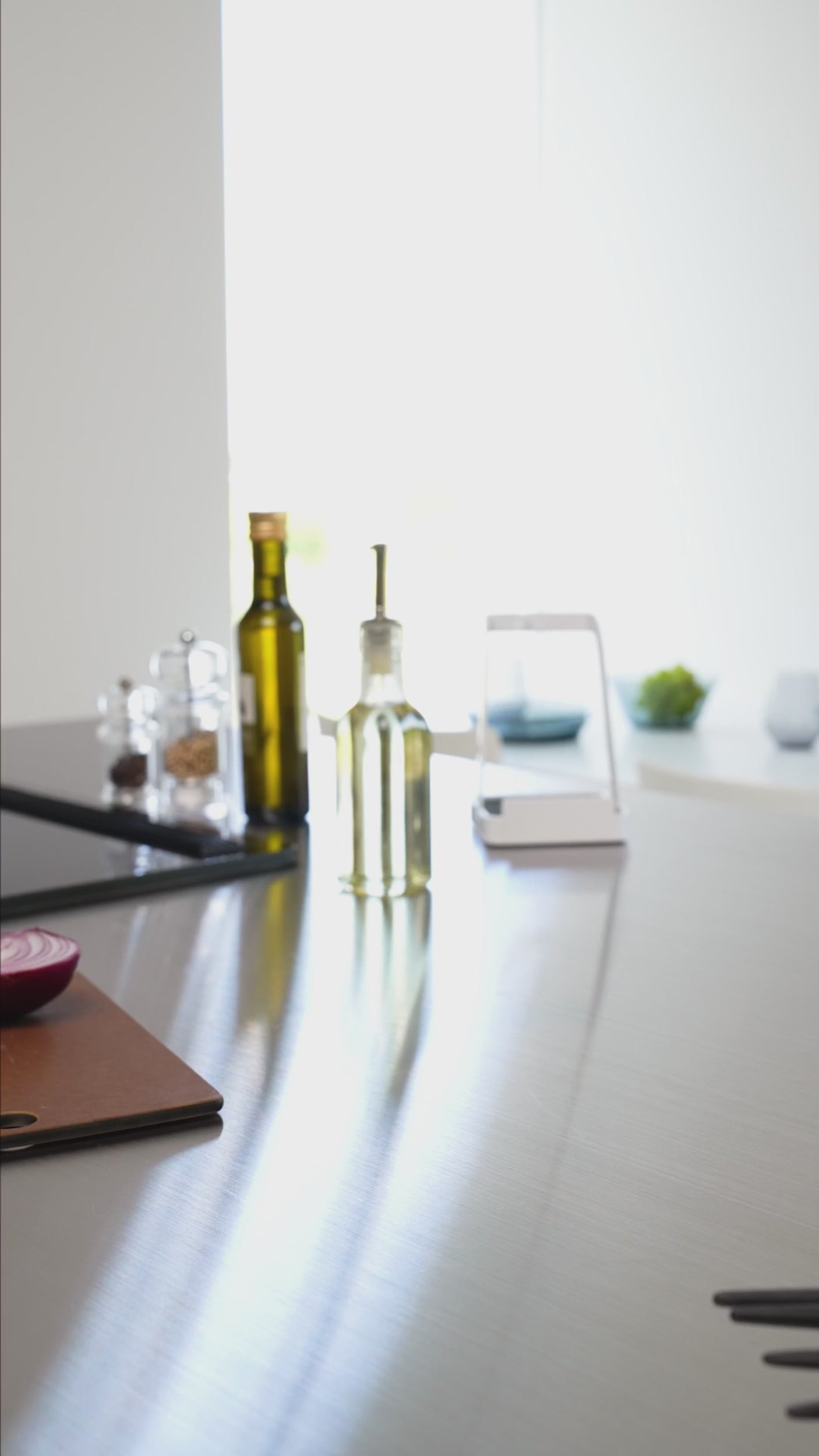 Stativ for kjøkkenredskaper hvit