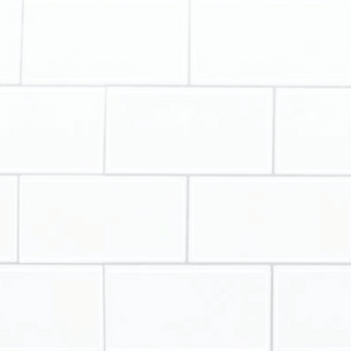 Subway vita självhäftande väggplattor