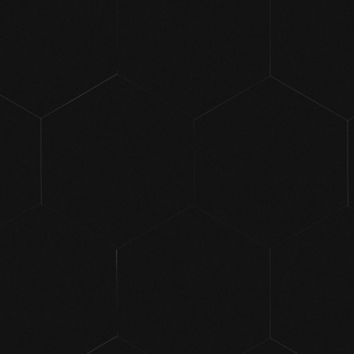 Stein Hexagon XL svart självhäftande väggplattor