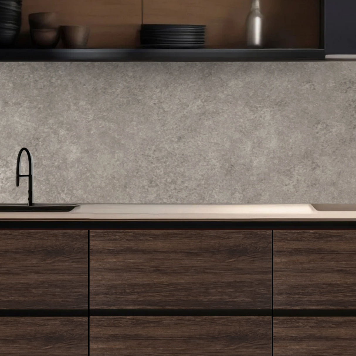 Vareprøve: Calm walnut kontaktplast