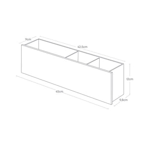 Oppbevaringsboks med trefront for stuebord og hjemmekontor