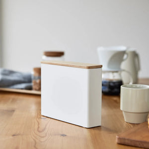Oppbevaring for kaffefilter hvit - Lindas Dekor