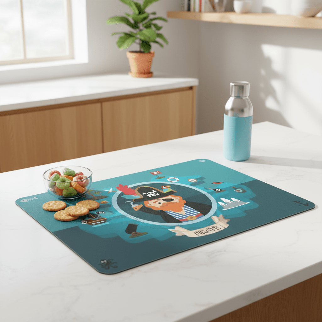 Bordbrikke Pirat 45 × 30 cm - Lindas Dekor
