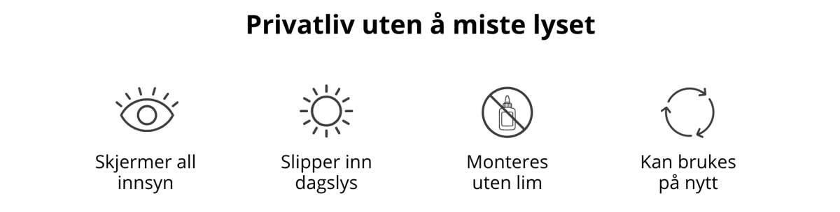 Fordeler med statisk vindusfolie ikoner