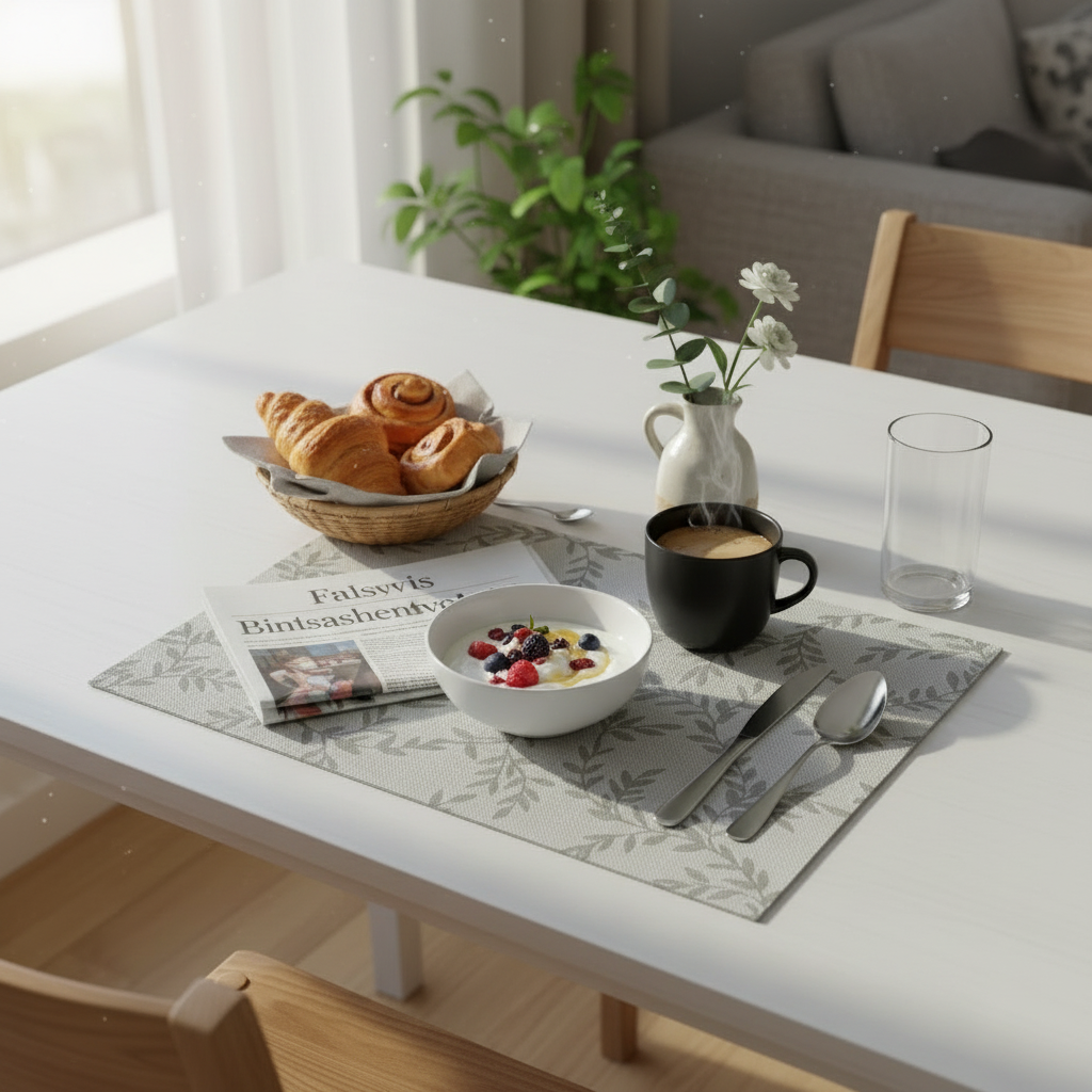 Stylet frokostbord