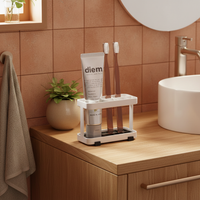 Tannbørstestativ hvit