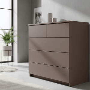 Uni matt Taupe kontaktplast - Lindas Dekor