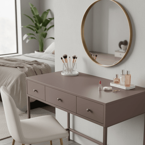 Uni matt Taupe kontaktplast - Lindas Dekor