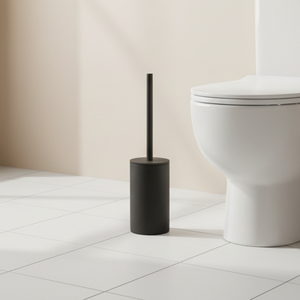 Toalettbørste Karma sort 9,2 x 38 cm