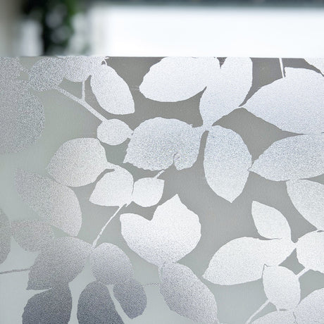 Vareprøve: Static Leaf Vindusfolie - Lindas Dekor