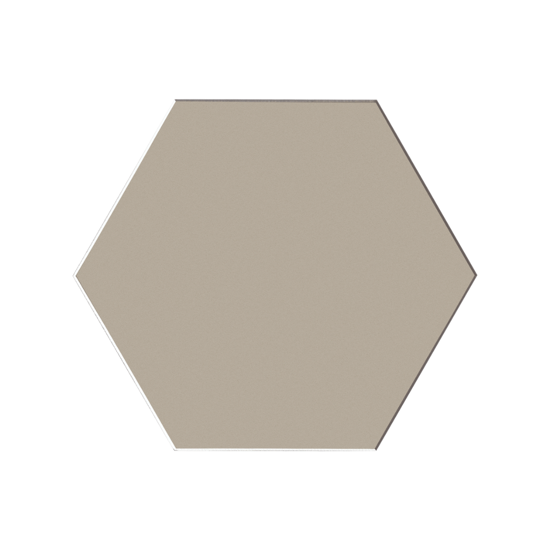 Hexagon grå självhäftande väggplattor 20-pk