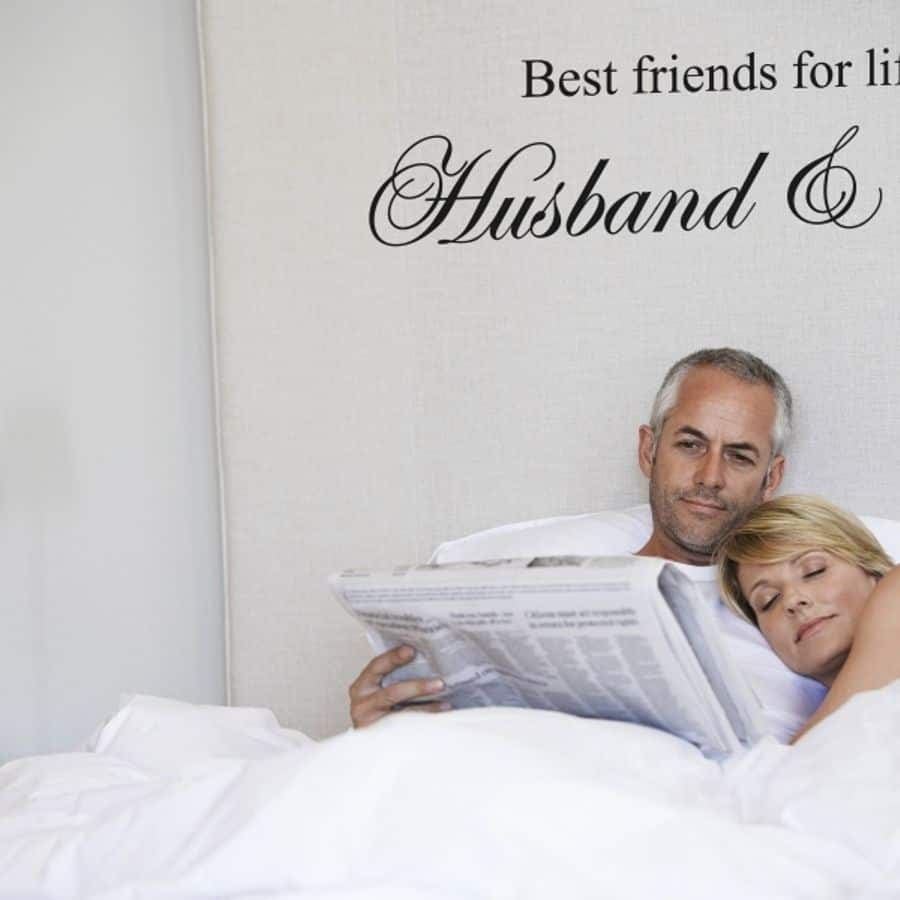 Best friends for life; Husband & Wife