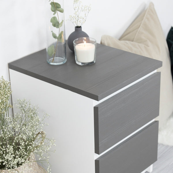 Quadro kontaktplast mørkegrå