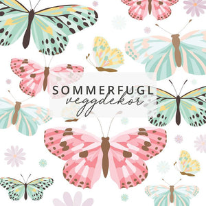 Sommerfugl klistremerker