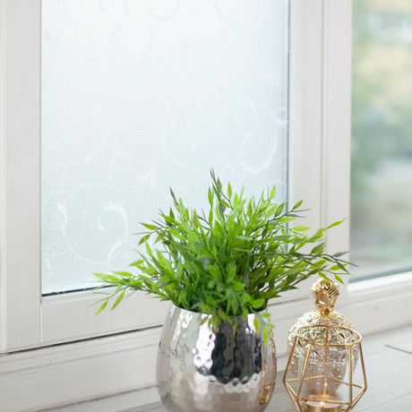 Static Scroll Flower vindusfolie