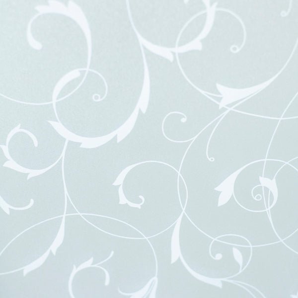 Static Scroll Flower vindusfolie - Lindas Dekor