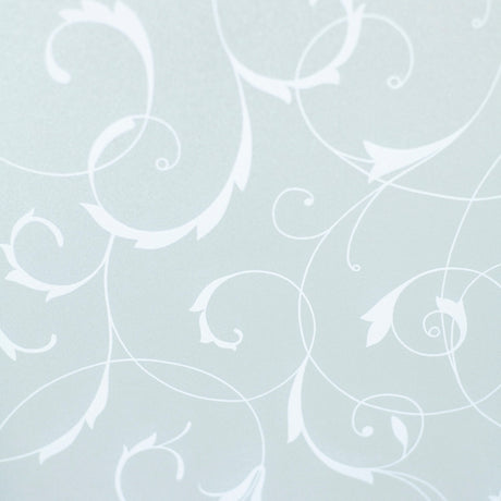 Static Scroll Flower vindusfolie