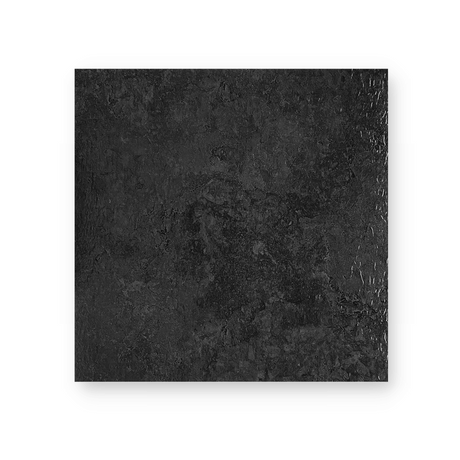 Sort betong selvklebende gulvfliser med grovkornet betongstruktur for moderne interiør"

