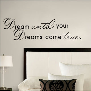 Dream until your dreams come true