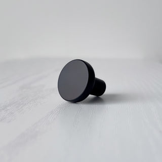 Modern knopp, svart 22 mm