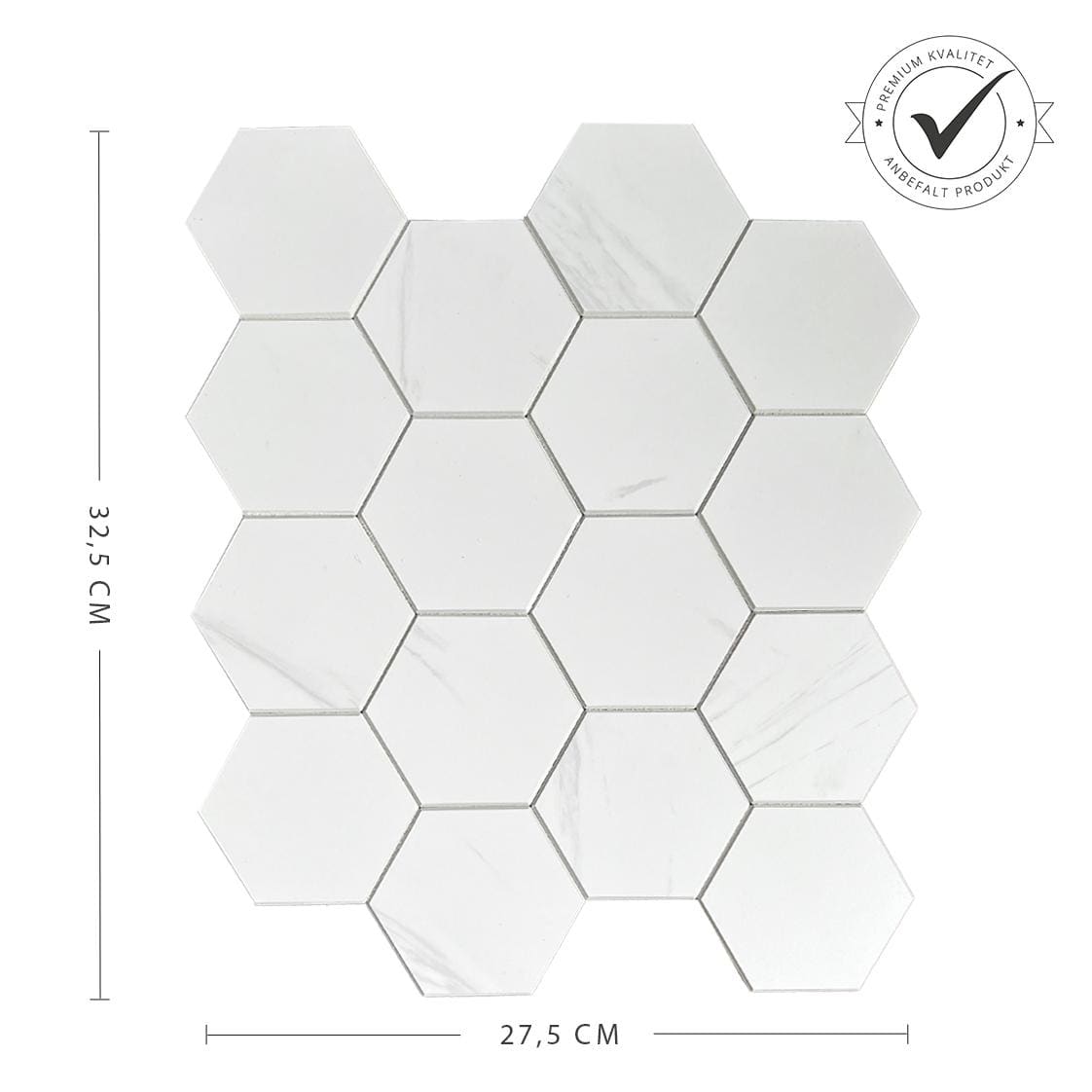 Stein hexagon marmor veggfliser