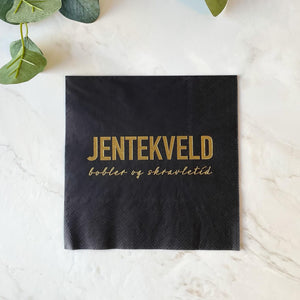 Servietter "jentekveld" 20-pk