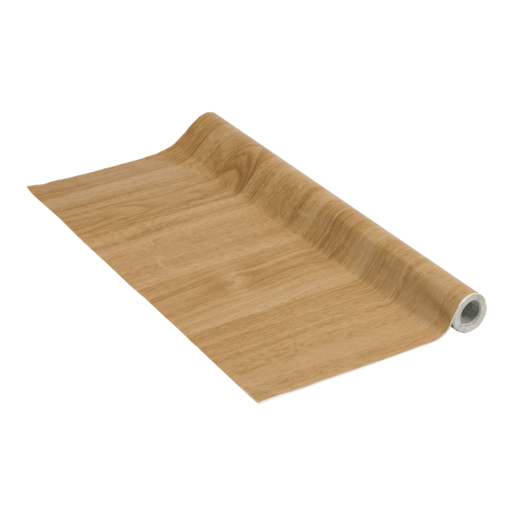 Rull med lys eik kontaktplast – selvklebende benkefolie til kjøkkenbenk og arbeidsflater