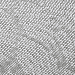 Vevd bordbrikke, sølv