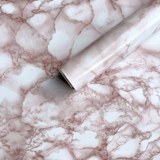 Marmor othilie brent rosa kontaktplast