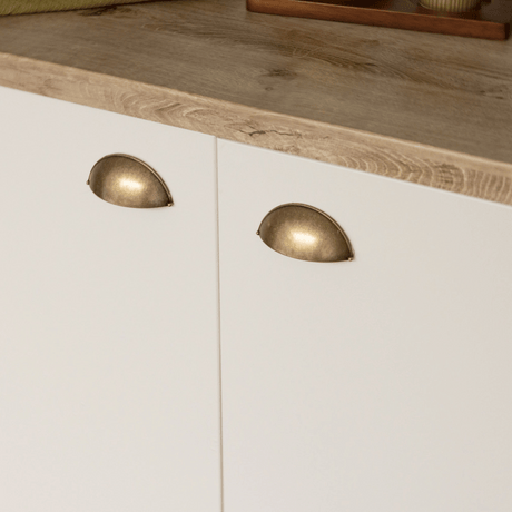 Selvklebende folie sand på kommode – d-c-fix Uni matt serie