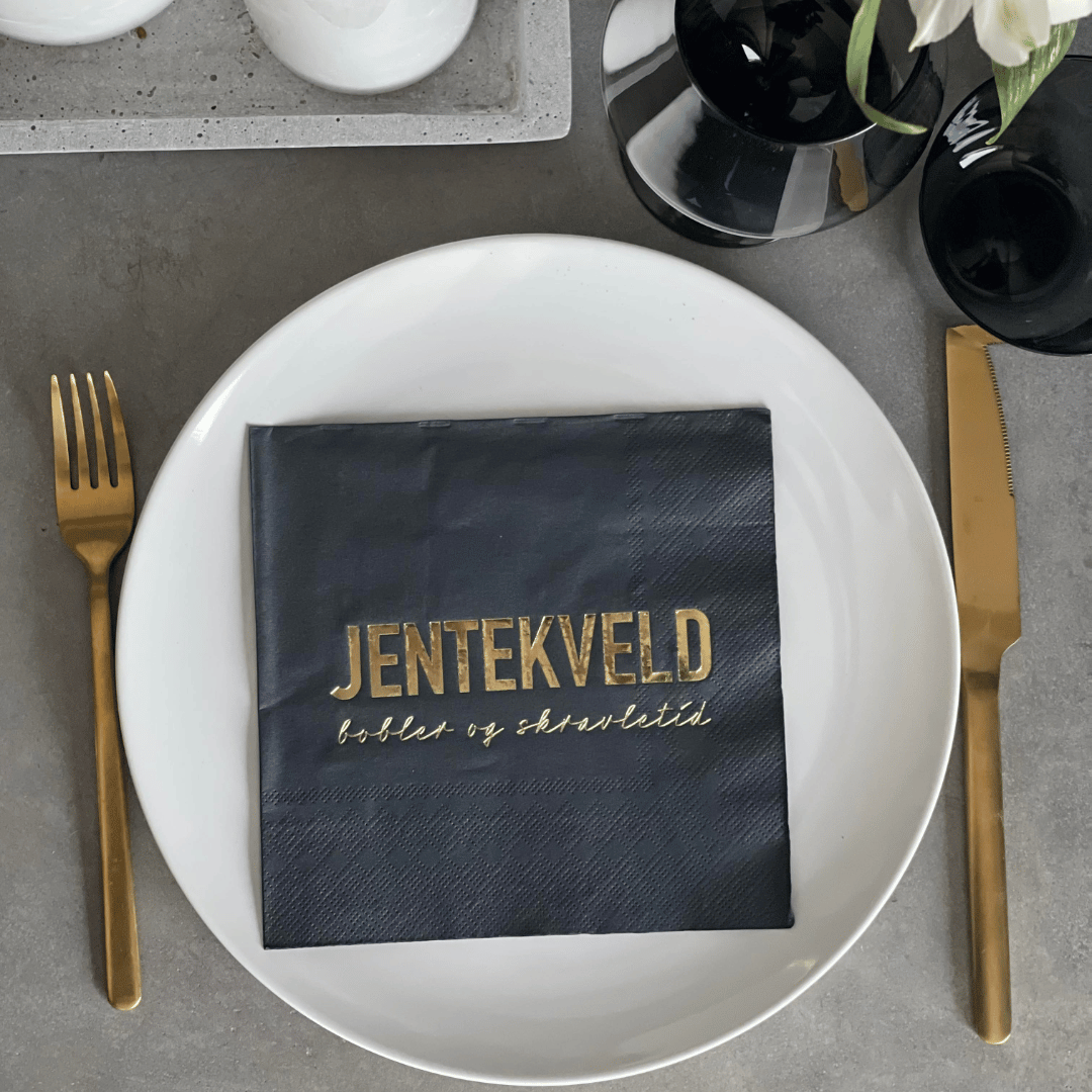 Servietter "jentekveld" 20-pk