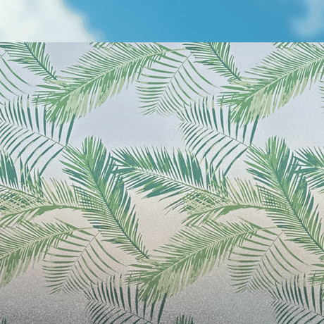 Static Premium Palme vindusfolie